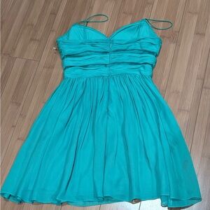 Haley Logan by Adrianna Papell Teal Dress bridesmaid, wedding guest dress 11/12